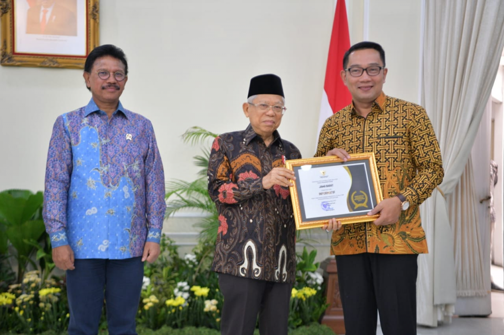 Penghargaan Dari KIP, Jabar Provinsi Informatif
