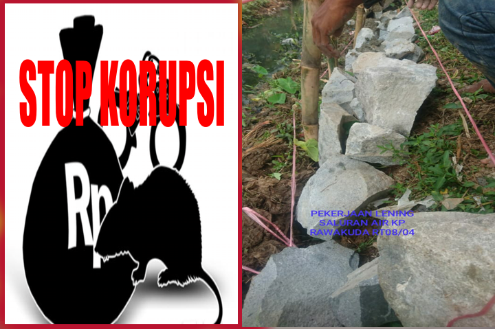 Proyek Saluran Drainase Di Kampung Rawakuda di Komplain Warga