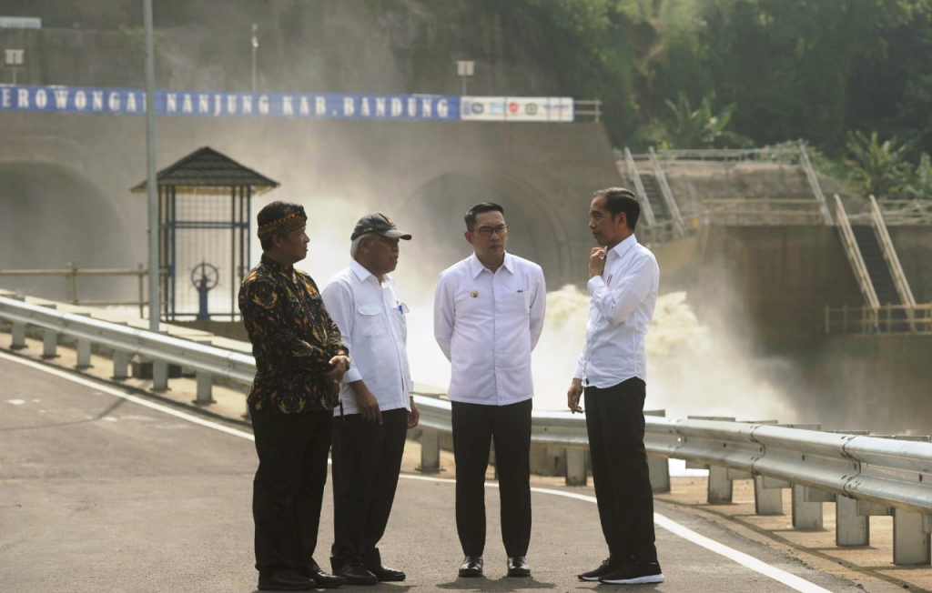 Presiden RI Resmikan Terowongan Nanjung di Kabupaten Bandung
