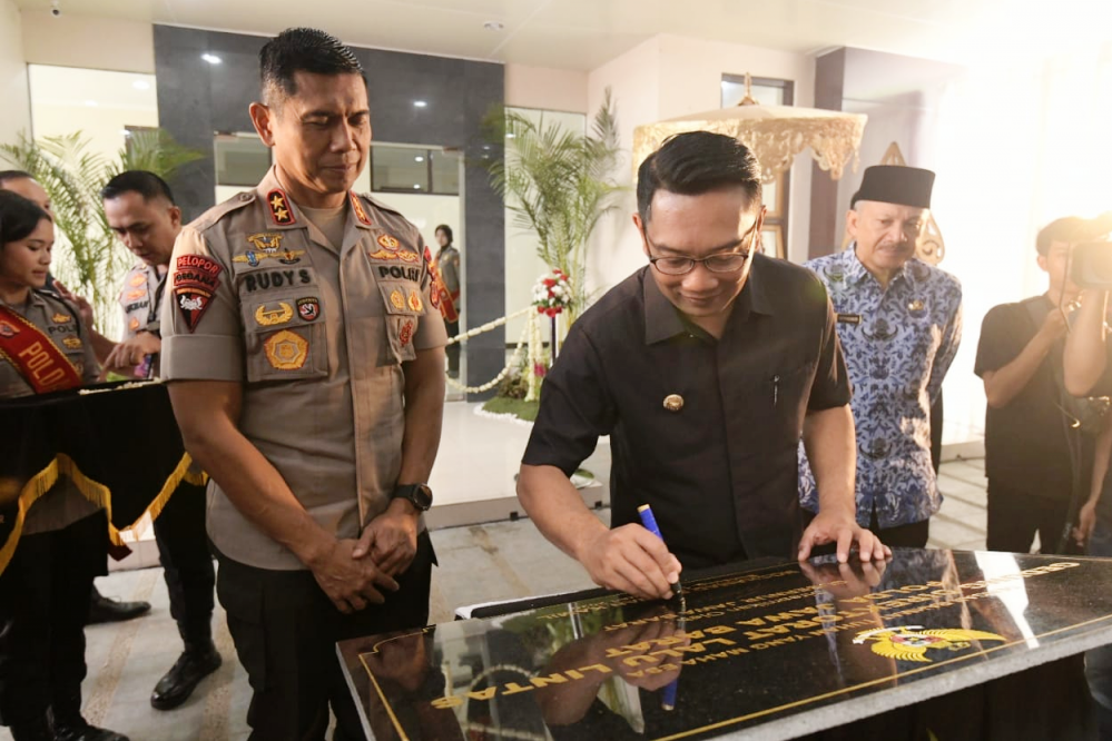 Gedung Ditlantas Polda Jawa Barat Diresmikan Gubernur