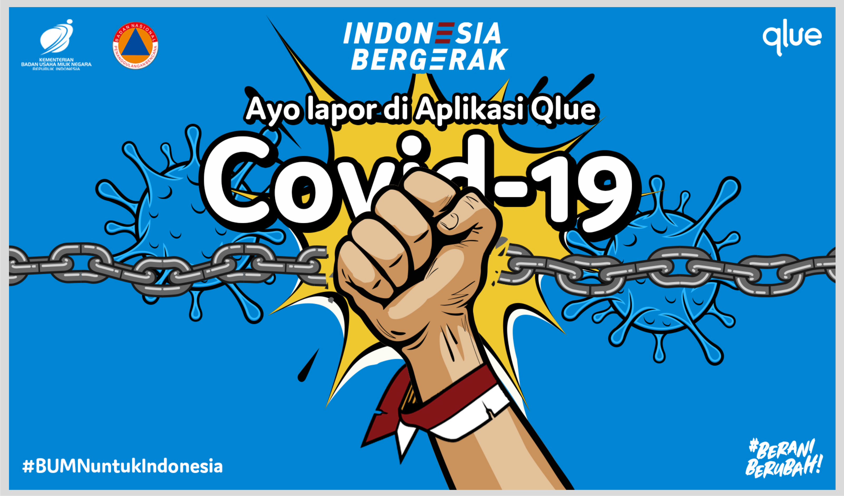 Qlue Berpartisipasi Aktif Menekan Penyebaran Covid-19