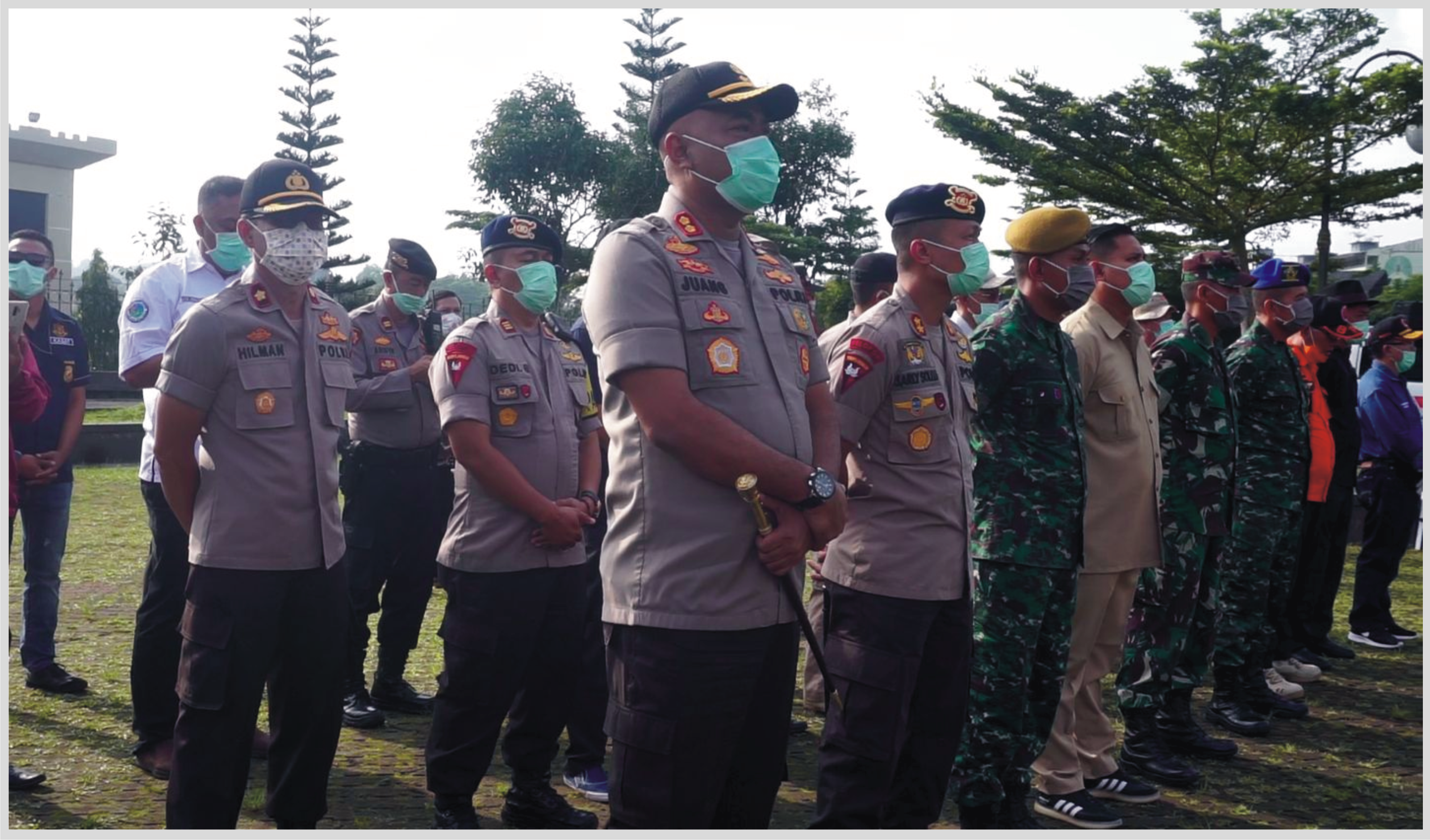 Polres Cianjur Tanggap Covid – 19 dan Sampaikan Maklumat Kapolri