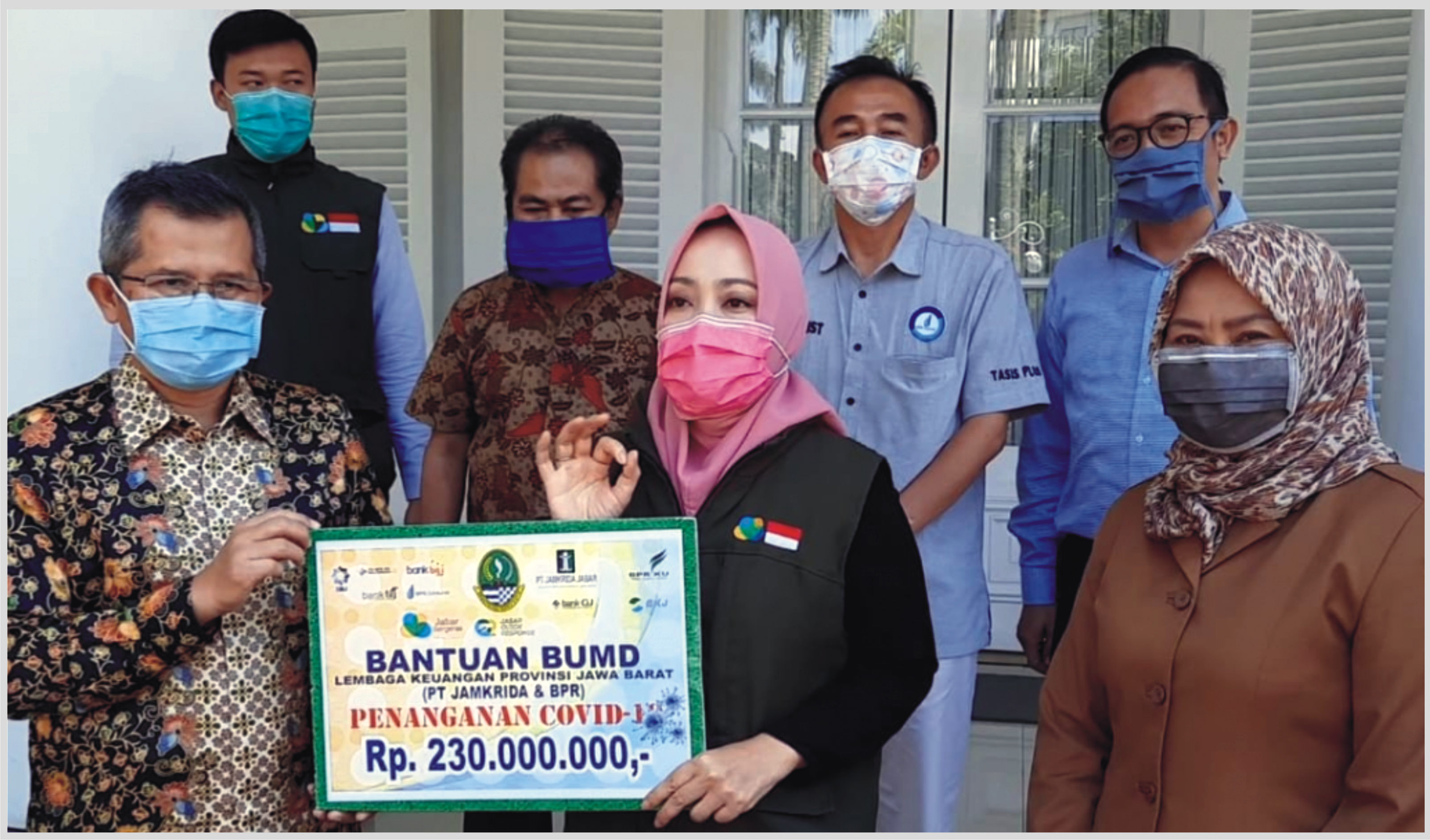 BUMD Jabar Salurkan CSR Untuk Penanganan COVID-19
