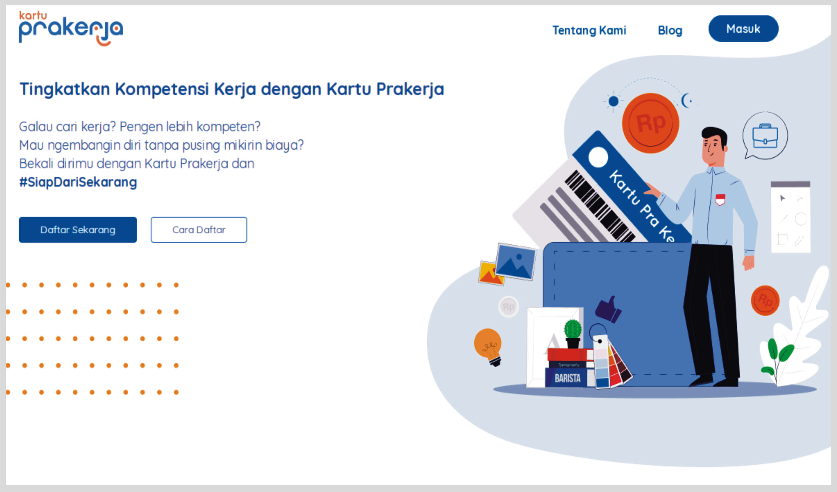 Pemerintah Resmi Buka Pendaftaran Kartu Prakerja Tahap Pertama
