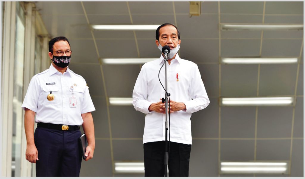Presiden Pastikan TNI/Polri Berada di Titik Keramaian Masyarakat