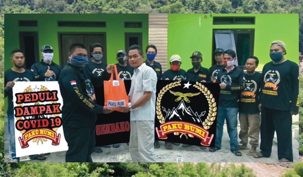 PAKU BUMI Bagikan Sembako Kepada Lansia, Yatim Piatu dan Disabilitas