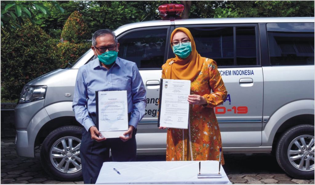 PT Indorama Sumbang Ambulans Khusus Covid-19