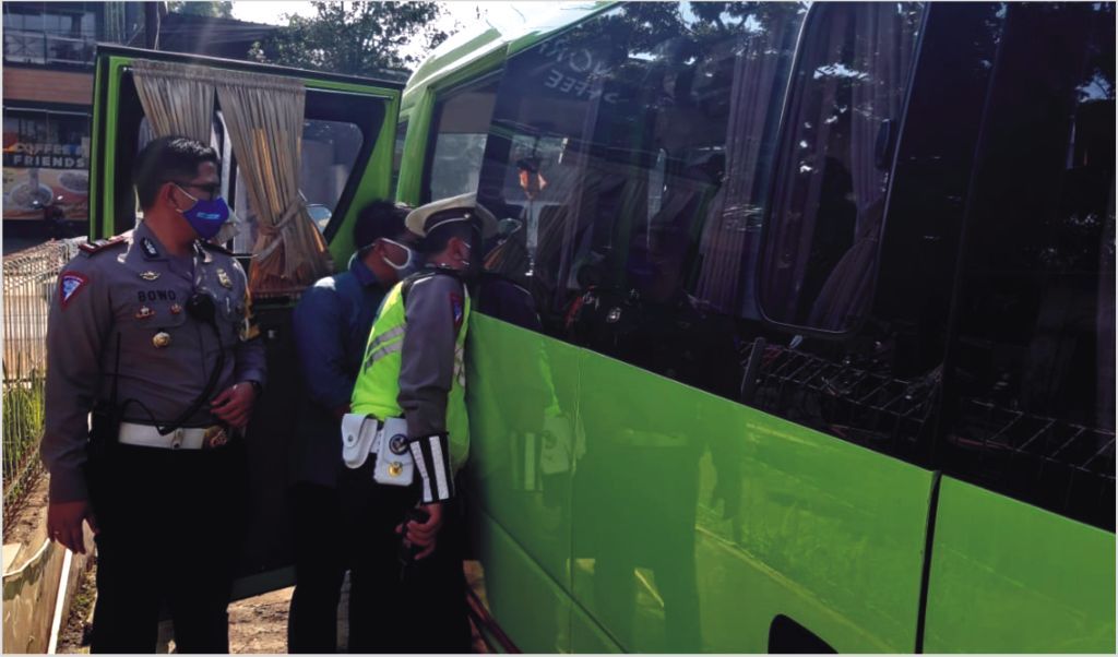 NEW NORMAL, Sat Lantas Polres Purwakarta Cek Kesiapan Transportasi