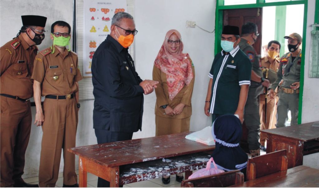 Tahun Ajaran Baru, Bupati Monitoring Sekolah di Kuningan
