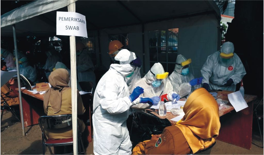 Ratusan ASN Pemkab Purwakarta Lakukan Swab Test