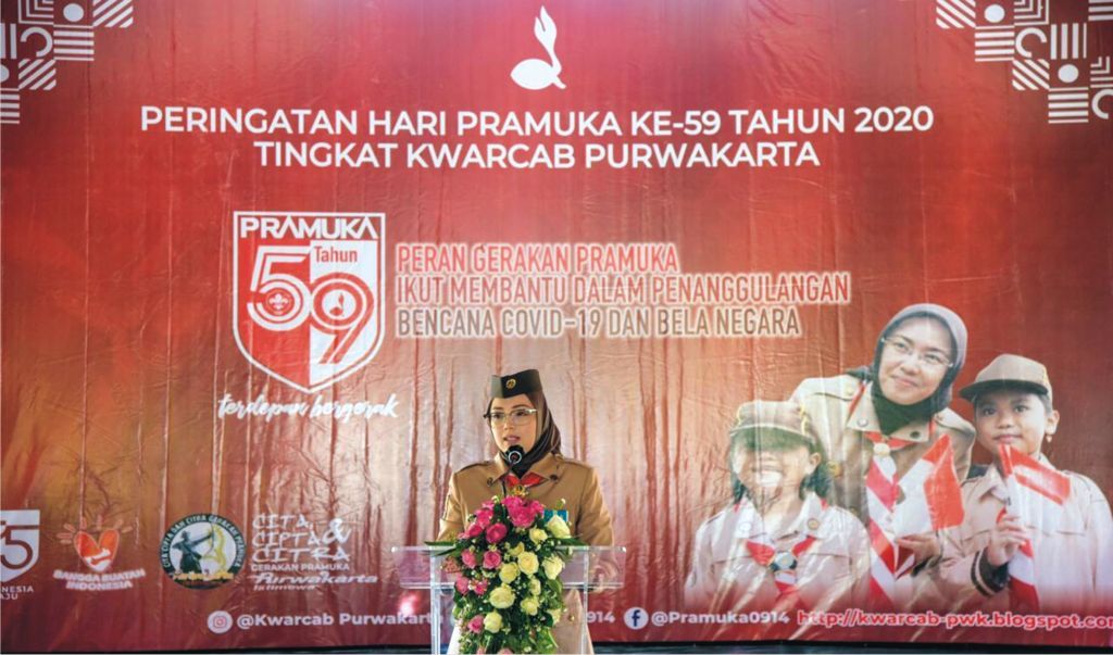 Ketua Kwarcab Menegaskan Peran Pramuka dalam Penanggulangan Covid-19