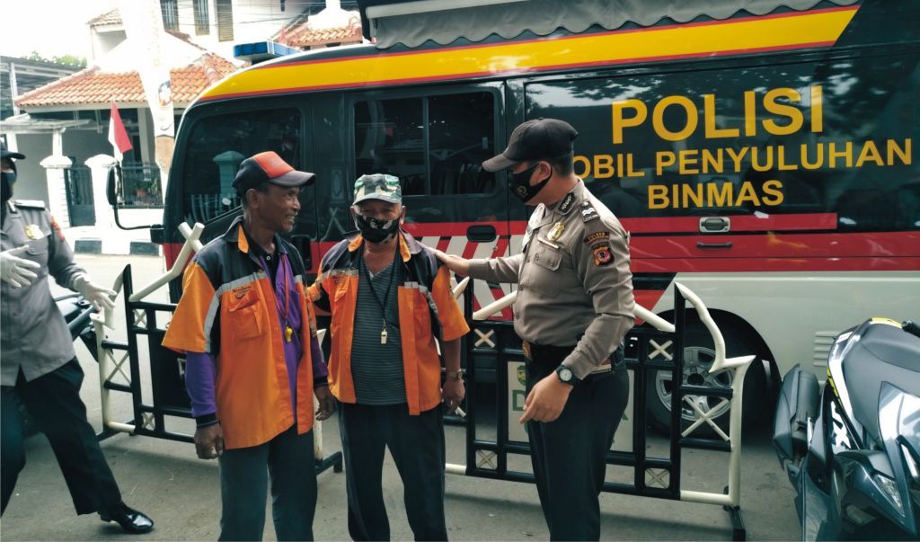 Polres Purwakarta Terus Berikan Penyuluhan Cegah Covid-19