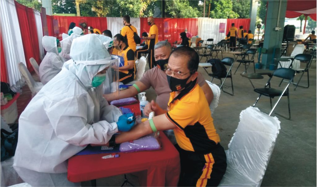 Polres Purwakarta Lakukan Cek Kesehatan Berkala