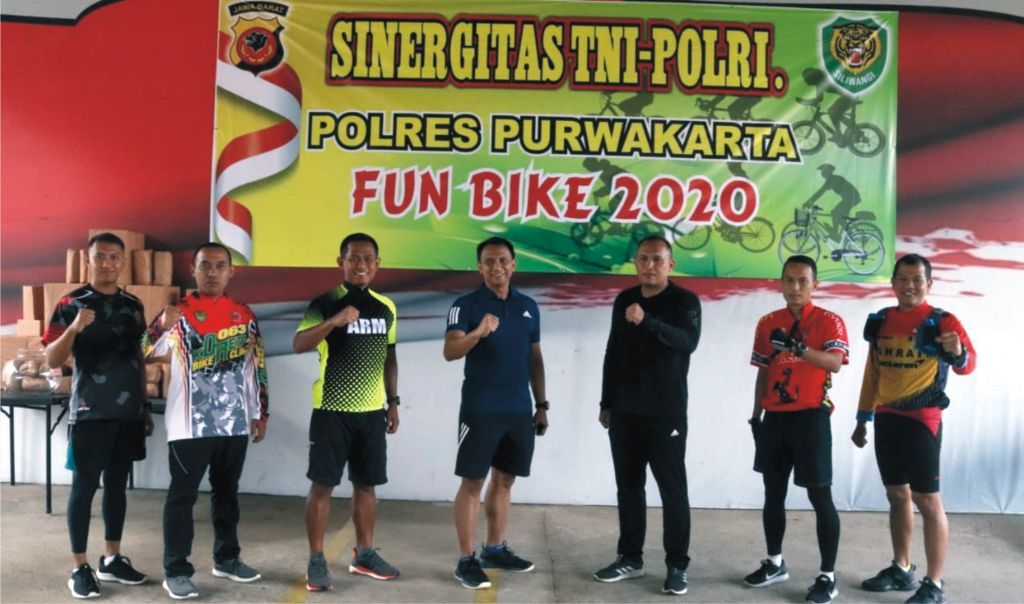 Di Purwakarta, TNI-POLRI Olahraga Bersama
