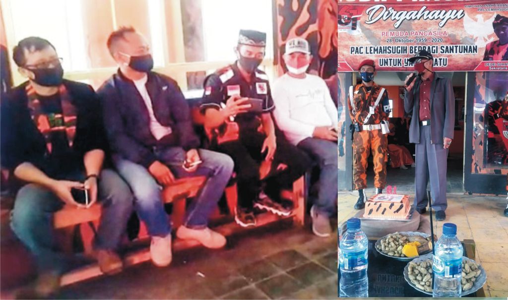 HUT PP Ke-61 PAC. Lemahsugih, Kab Majalengka Bagikan Sembako