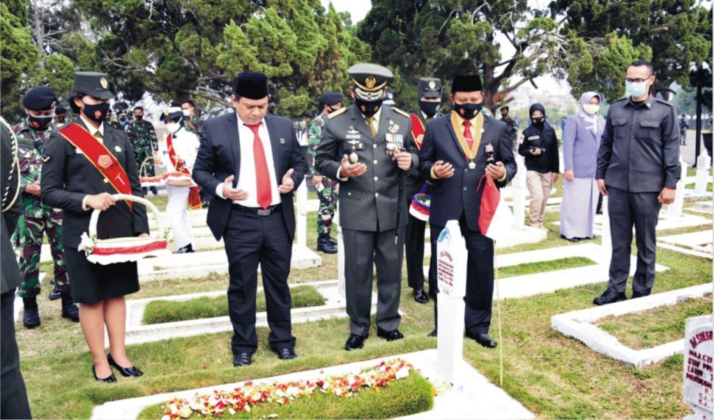 Hadir Wagub Uu, Ziarah Nasional dalam Rangka HUT ke-75 TNI