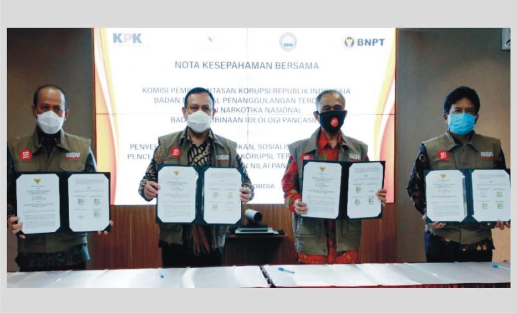 KPK Sepakati Bertukar Informasi dan Data dengan 3 Lembaga