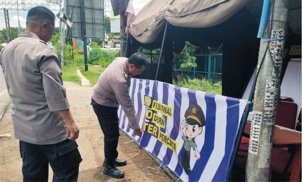 Persiapan Operasi Lilin Jaya 2020 di Polsek Kedungwaringin