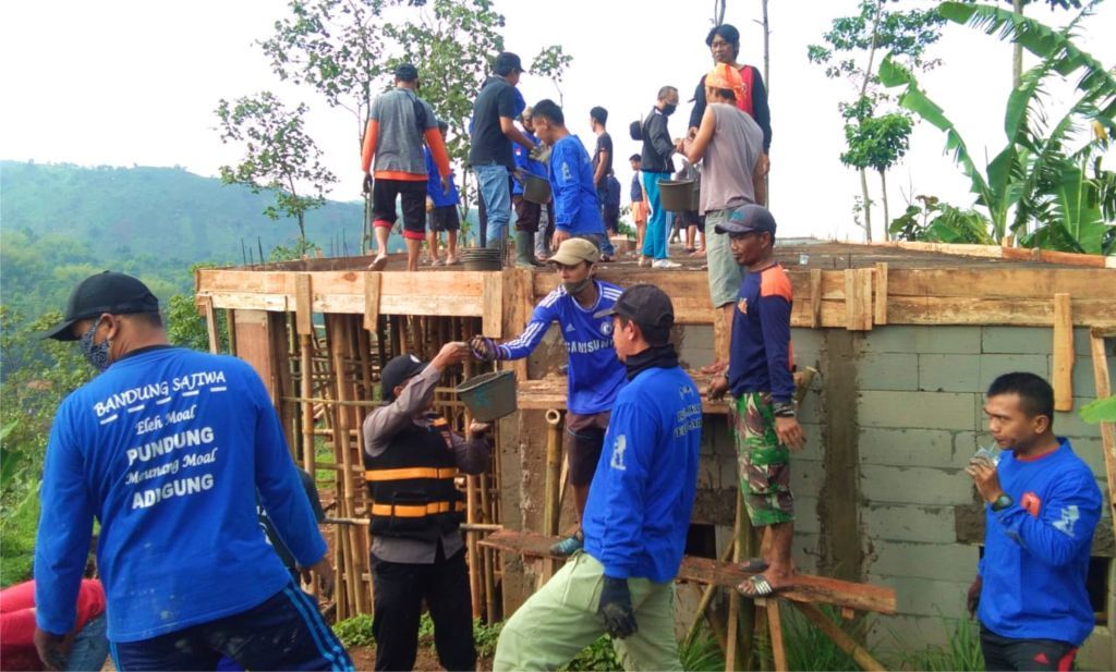 PAC Ormas BIDIK Baksos Pembangunan Pondok Yatim-Piatu
