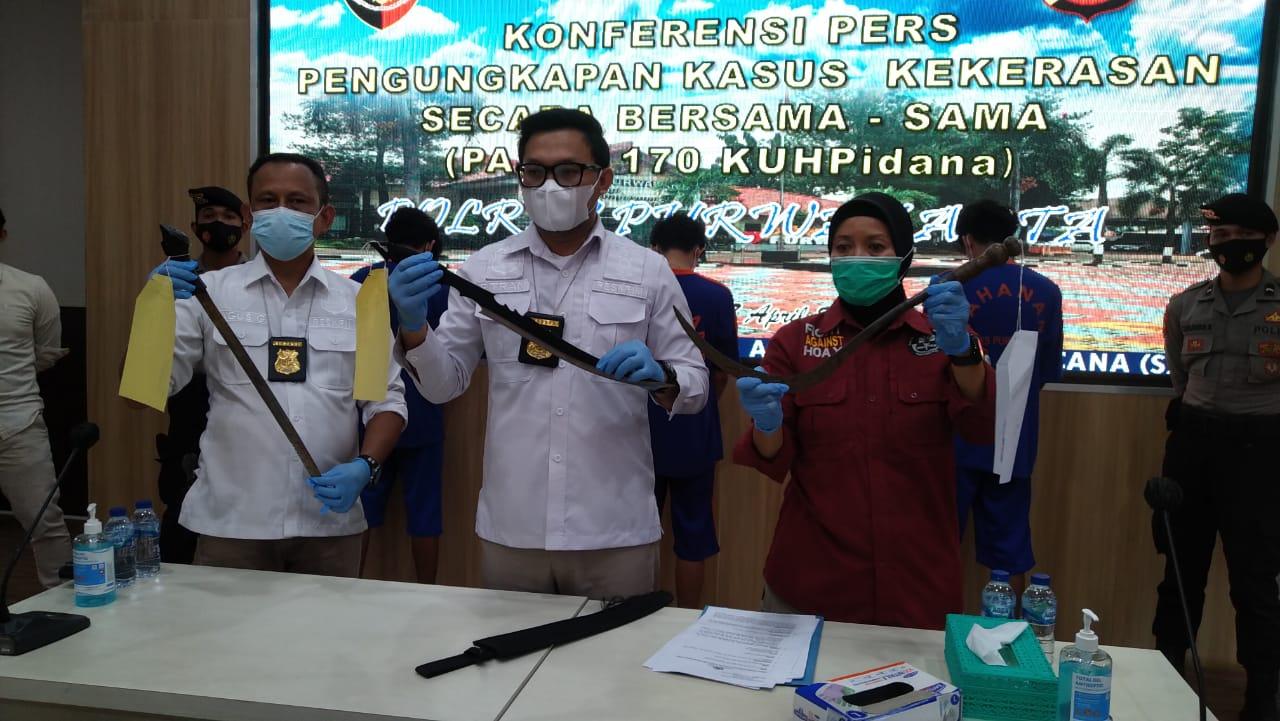 Anggota Geng Motor di Ringkus Satreskrim Polres Purwakarta
