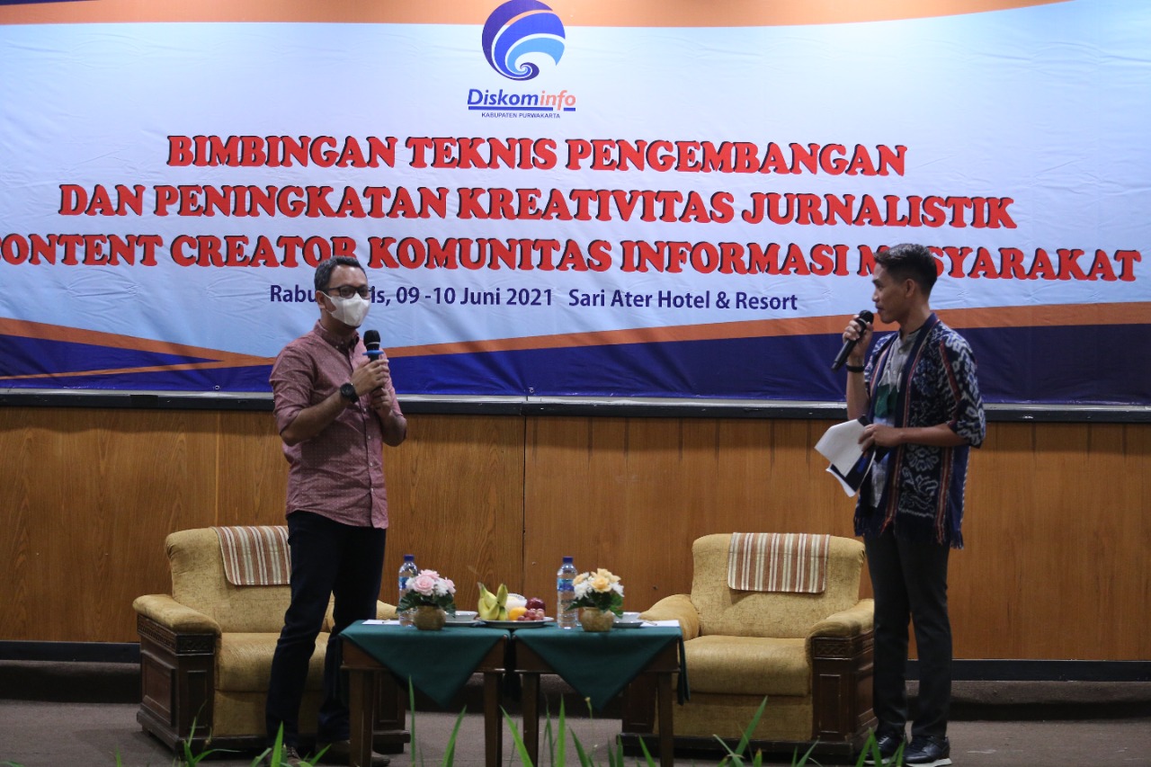 Diskominfo Purwakarta Gelar Bimtek Peningkatan Kemampuan Jurnalistik KIM