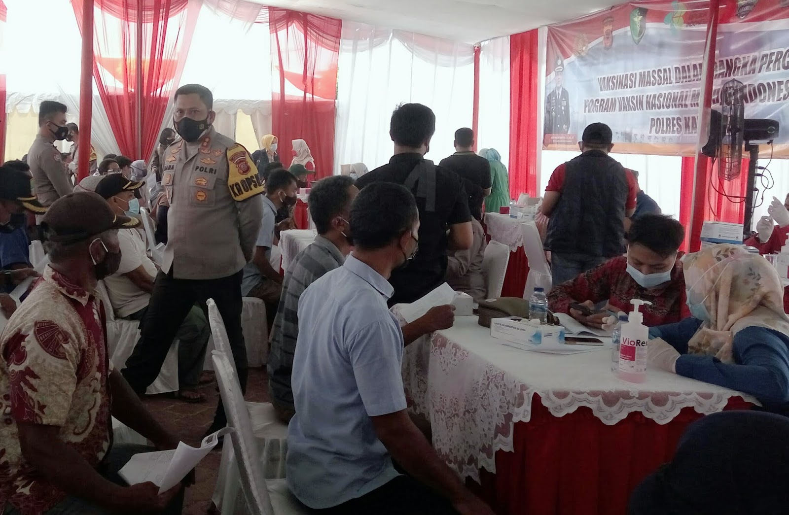 Polres Karawang Gebyar Vaksinasi massal bagi 1000 warga Hari Ini