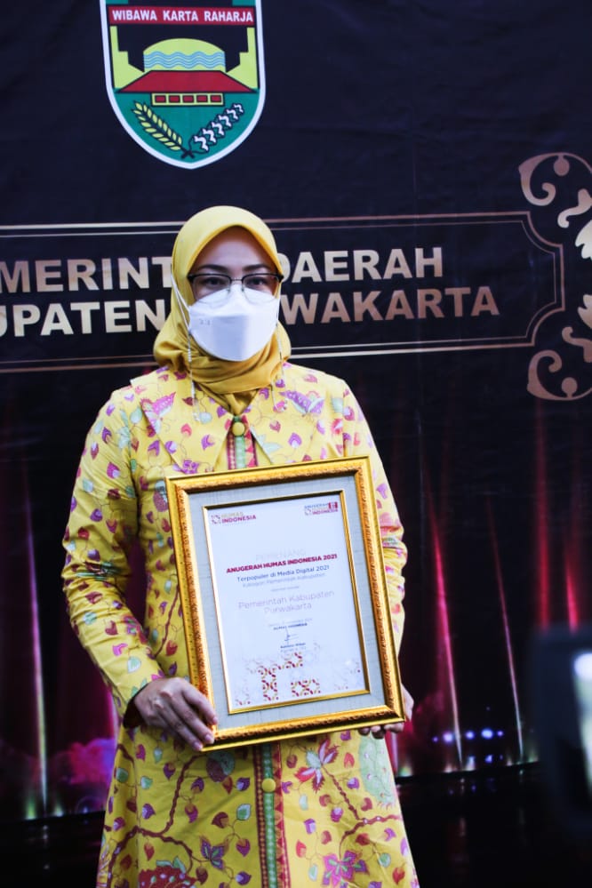AHI 2021, Pemkab Purwakarta Raih Penghargaan Media Digital Terpopuler