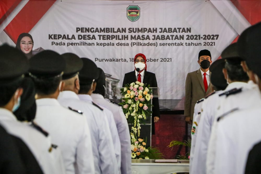 Kades Terpilih Dilantik, Ini Pesan Bupati Purwakarta
