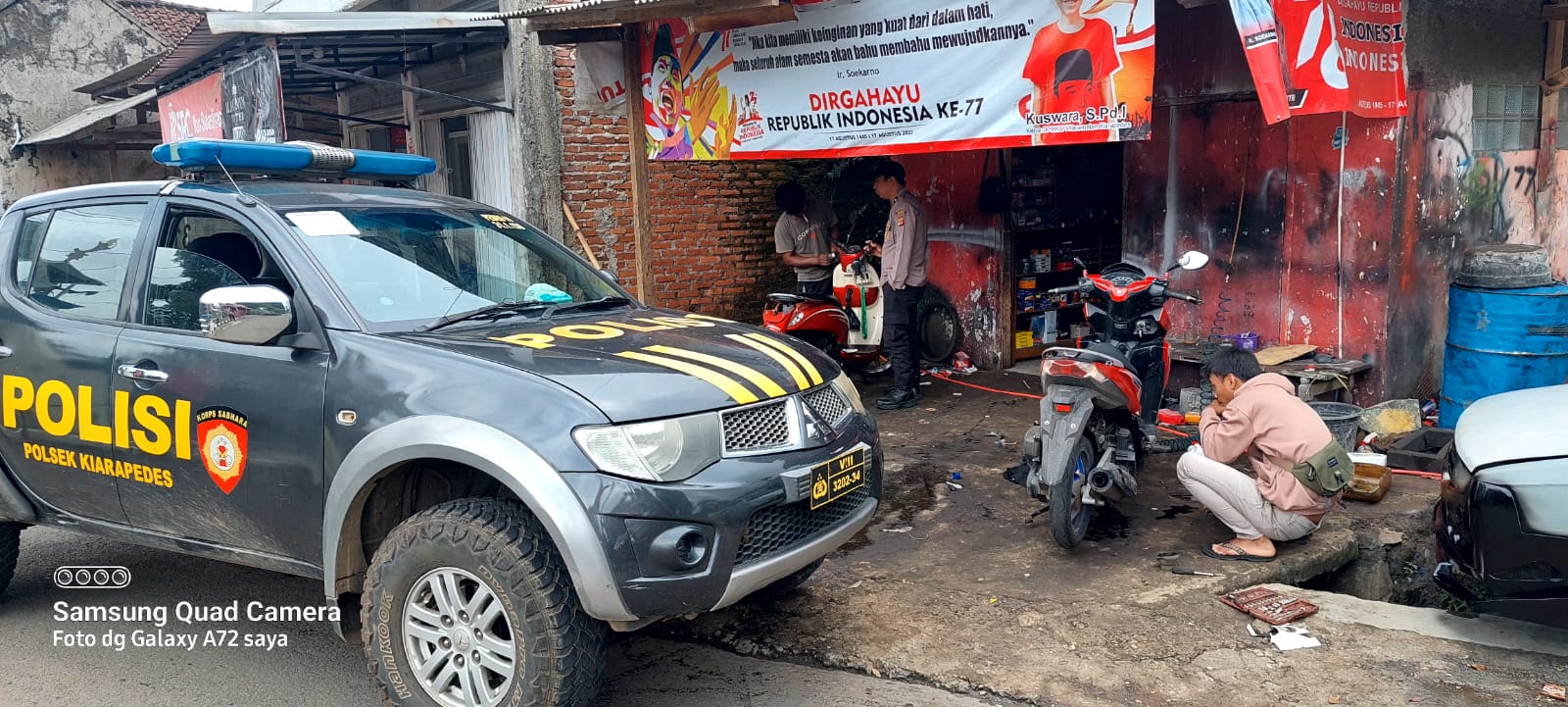 Polres Purwakarta, Melalui Polsek Kiarapedes Terus Lakukan Patroli Dialogis Kepada Masyarakat