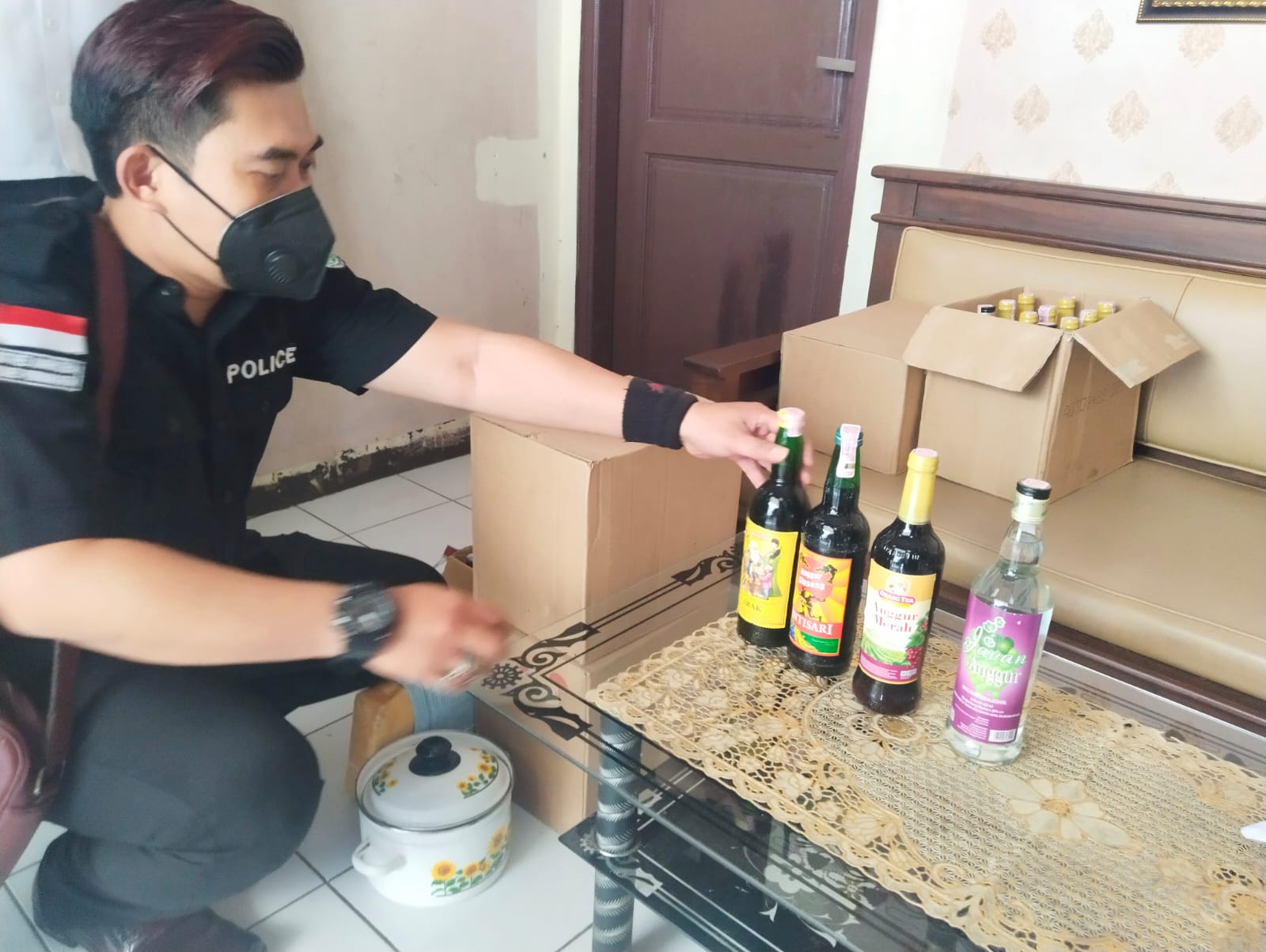 Satres Narkoba Polres Purwakarta, Operasi Cipta Kondisi Nataru 2023 Razia Minuman Keras (Miras)