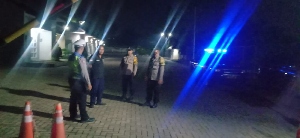Wujudkan Harkamtibmas, Polsek Bungursari Giat Patroli Blue Light