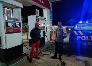 Demi Rasa Kenyamanan Masyarakat Jajaran Polres Purwakarta Giat Patroli Blue Light