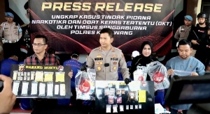 Personel Polres Karawang Berhasil Menangkap 16 Orang Pengedar Jenis Narkotika