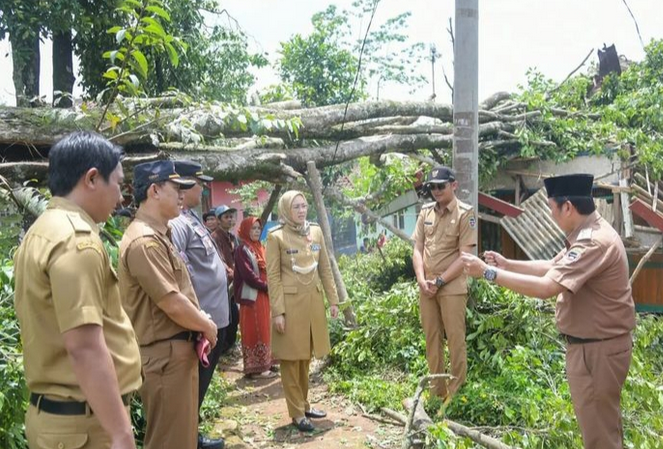 Tanggulangi Dampak Puting Beliung Bojong, Pemkab Purwakarta Lakukan Mitigasi Bencana