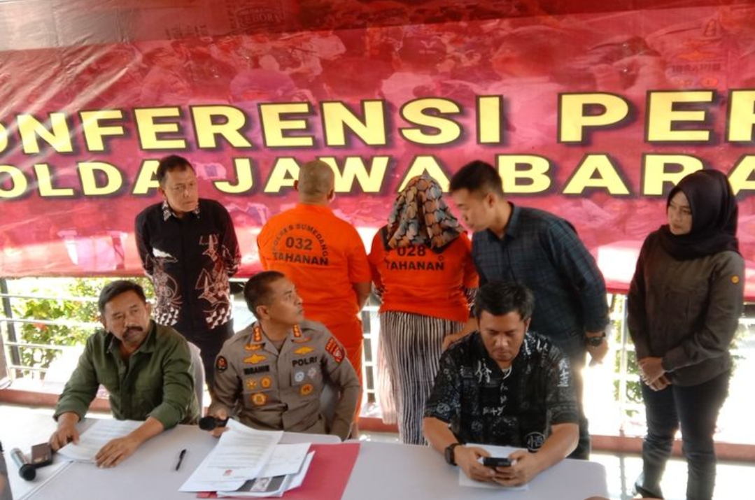 Pasutri Asal Sumedang Pelaku Tindak Pidana Penjual Orang (TPPO) Berhasil di Amankan Polda Jabar