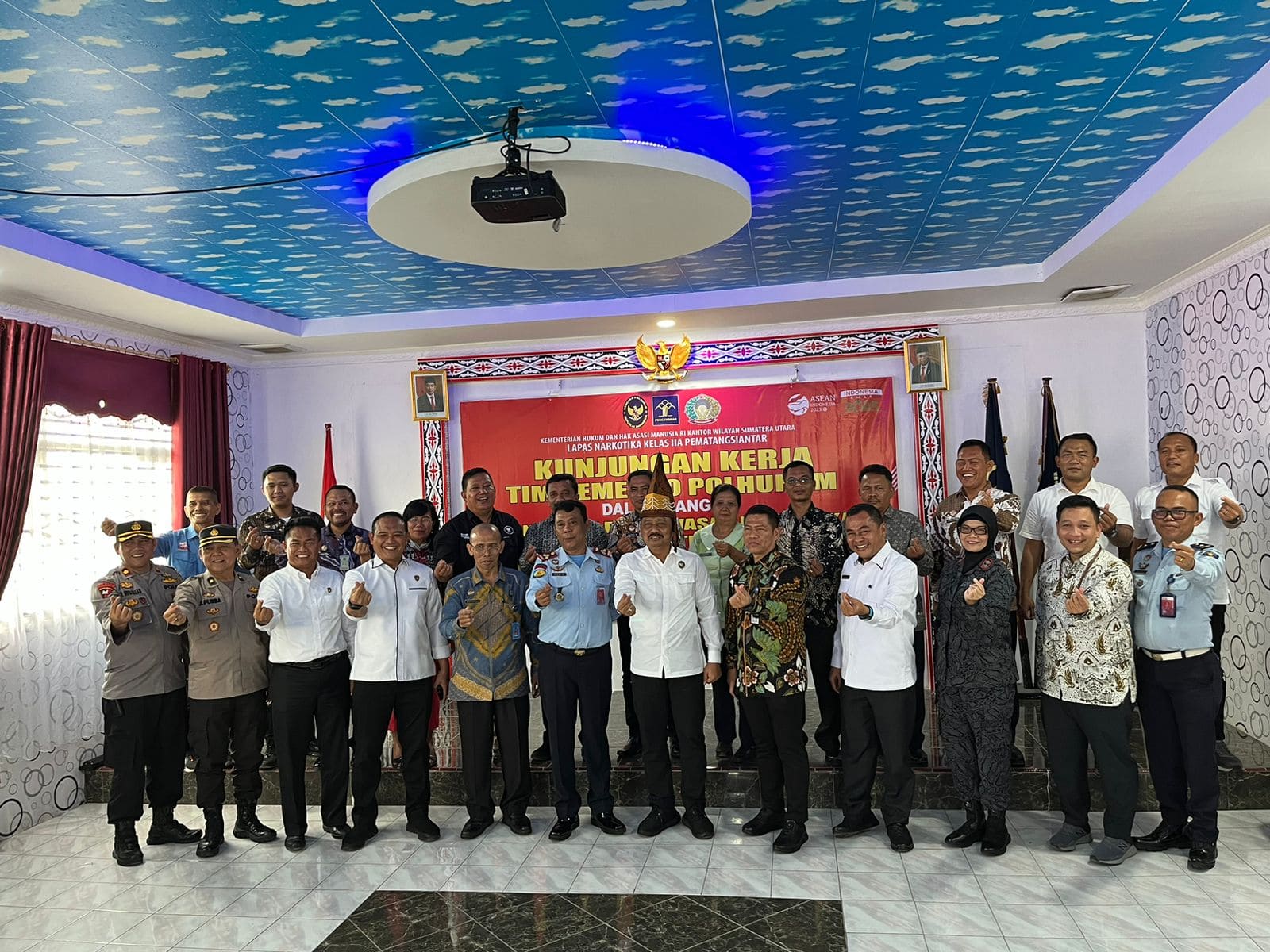 KUNKER BRIGJEN POL DR BAMBANG PRISTIWANTO KE LAPAS NARKOTIKA KELAS IIA PEMATANG SIANTAR