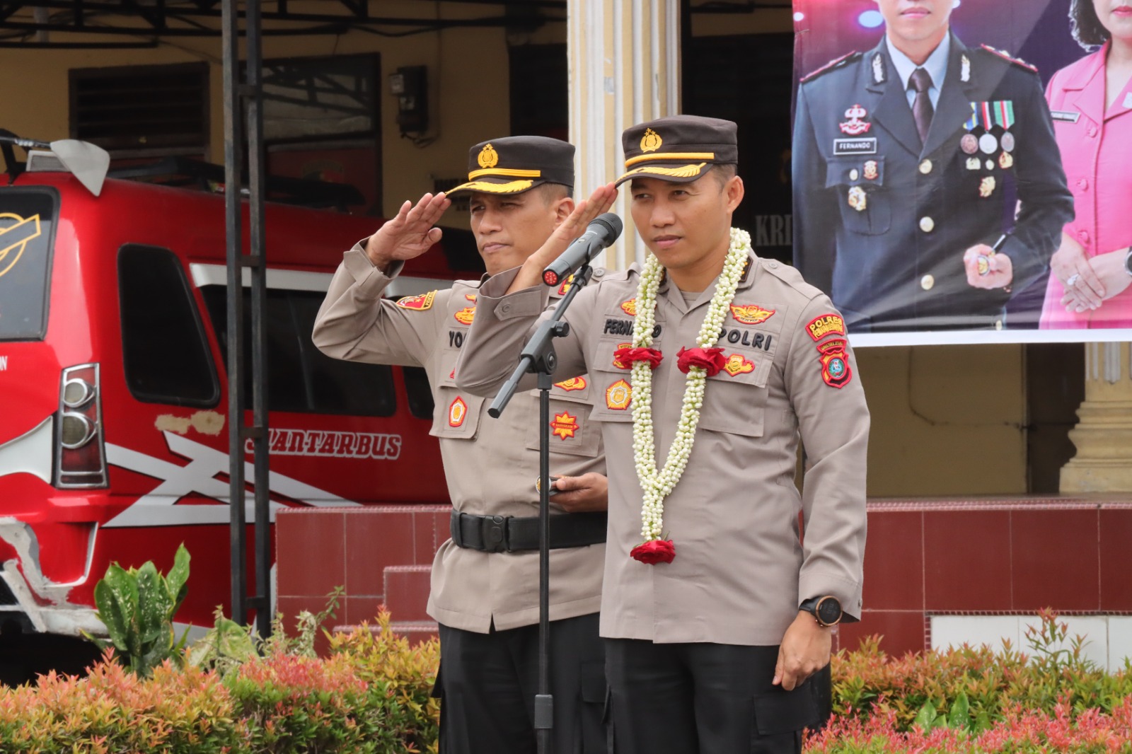 Polres Pematang Siantar Gelar Upacara Farewell Parade