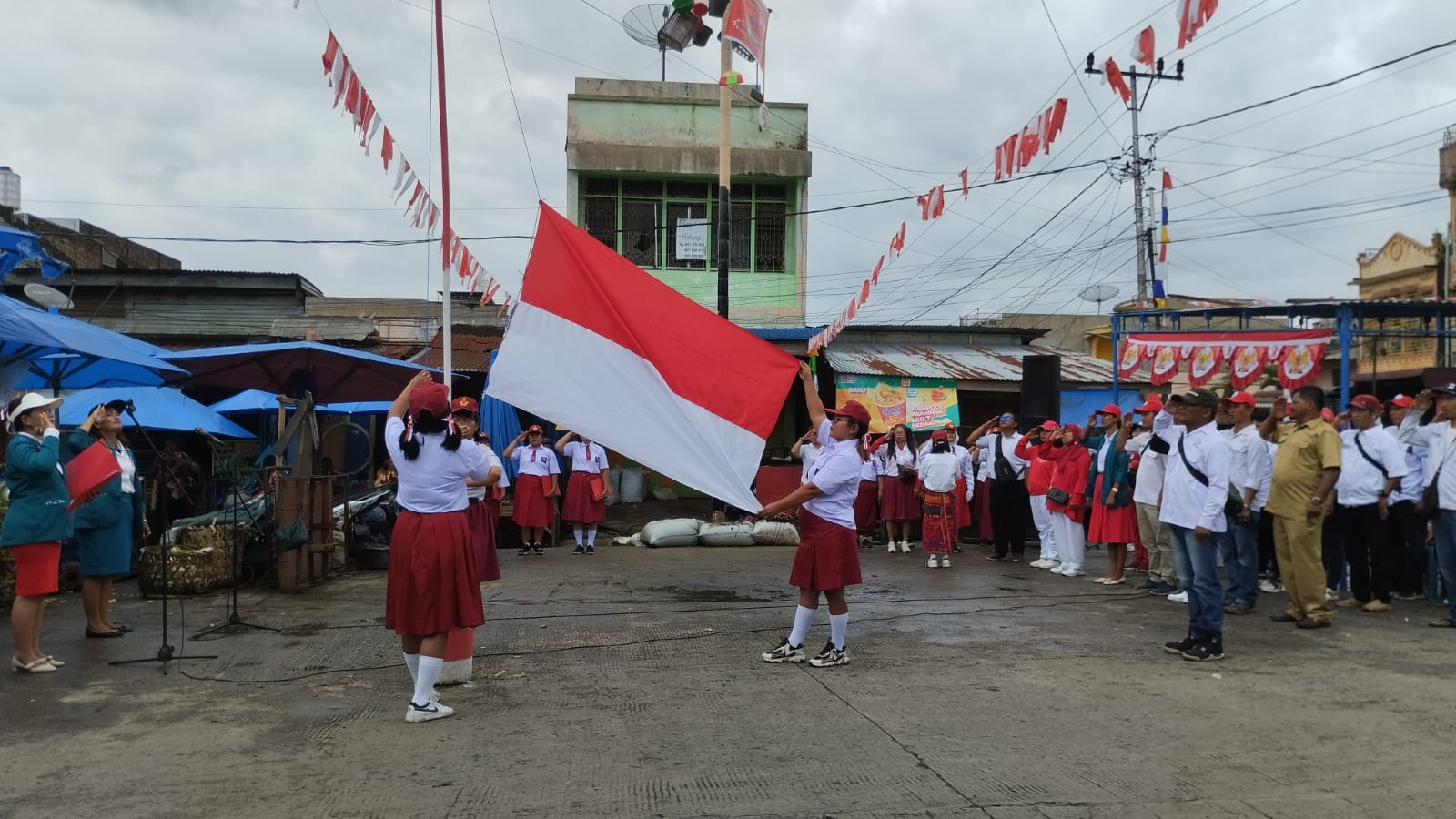 DPD P4B Siantar Simalungun & DPC Pasar Dwikora Parluasan Semarakkan HUT Kemerdekaan RI Ke-78