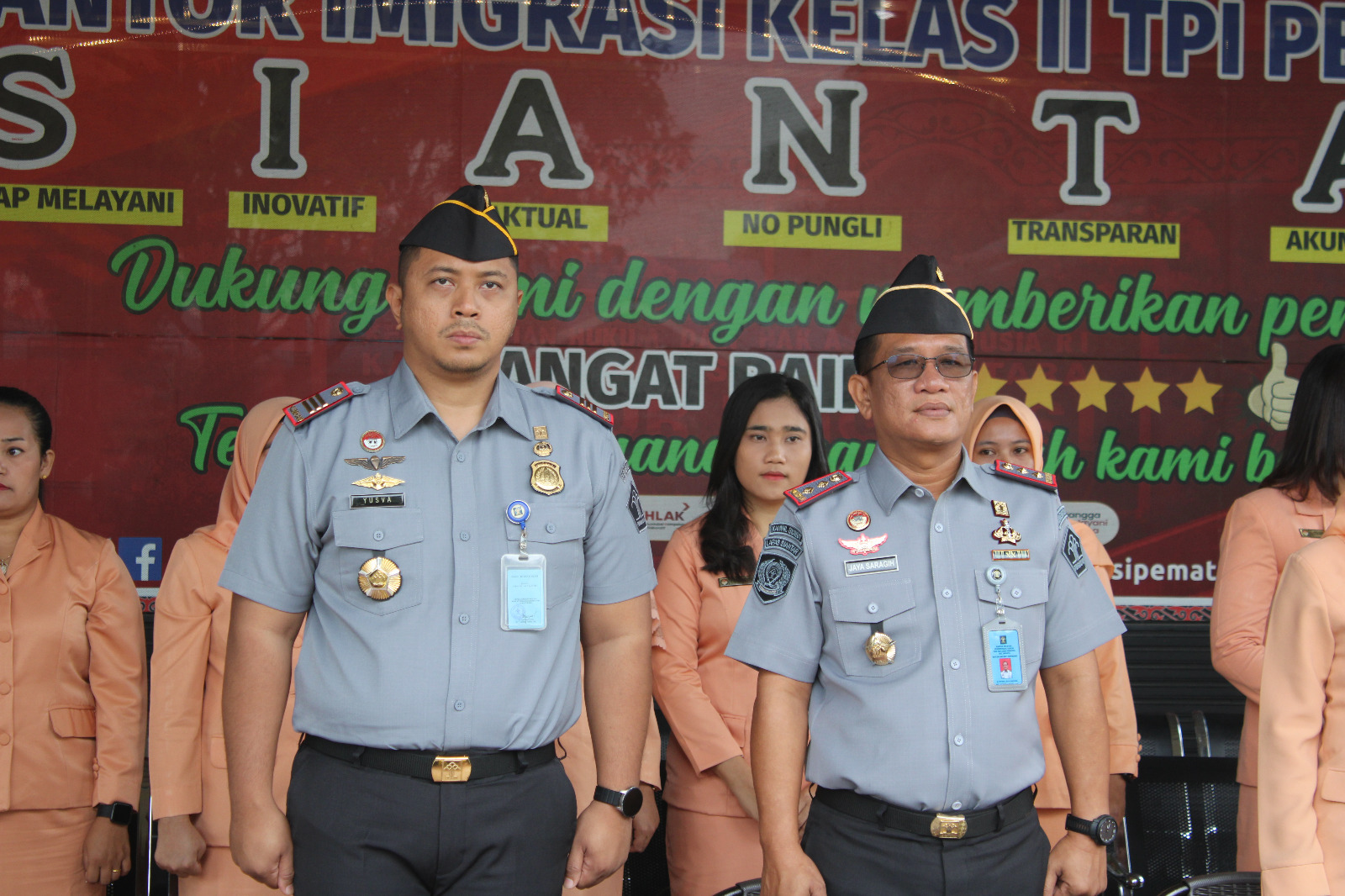Imigrasi Kelas II TPI Pematang Siantar Gelar Upacara Peringati Hari Dharma Karya Dhika Ke – 78