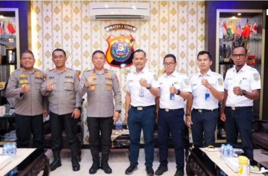 Polda Sumut dan PT KAI Bersinergi Ciptakan Ruang Publik Aman