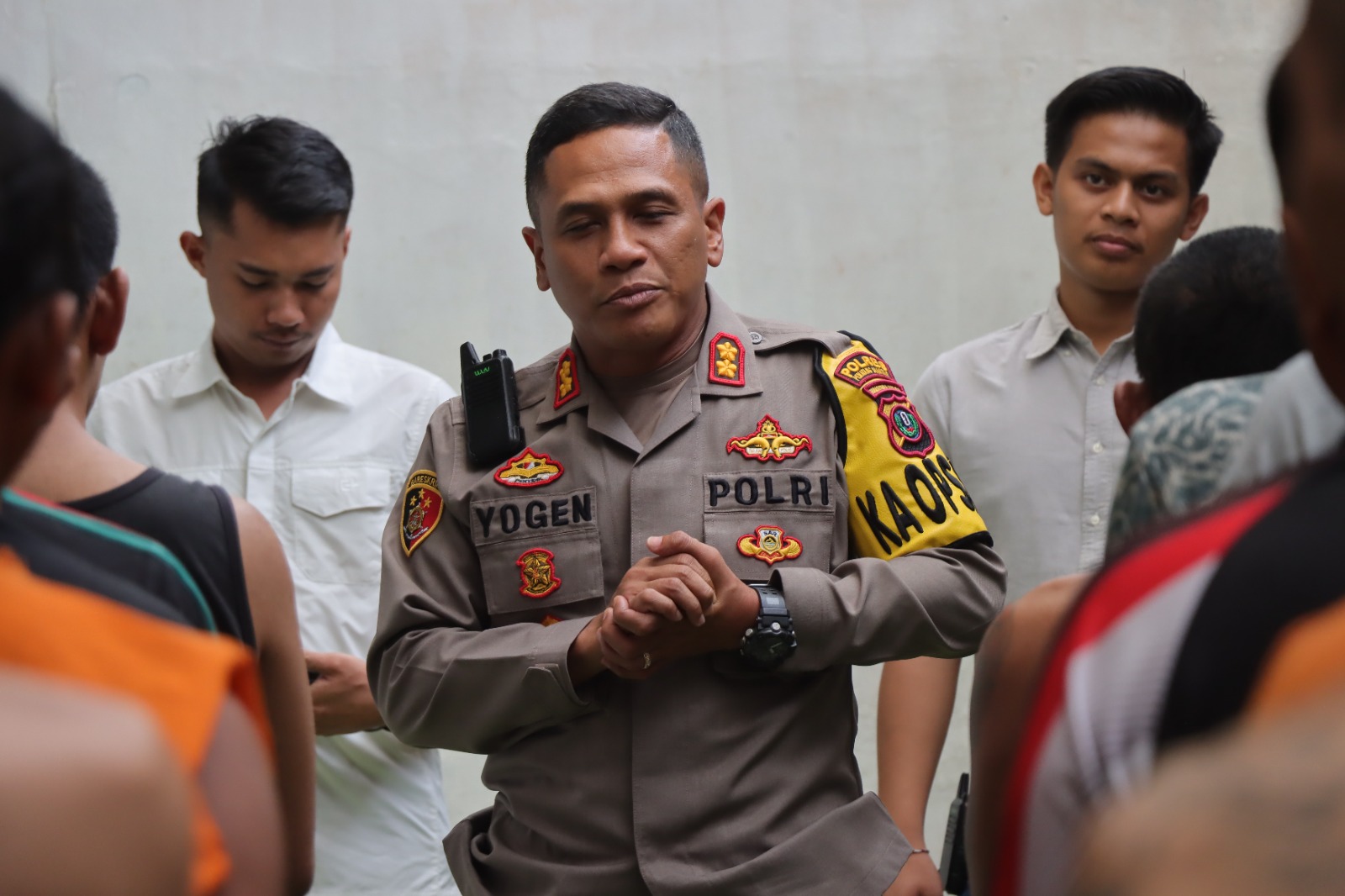 Kapolres Pematang Siantar AKBP Yogen Heroes Baruno Pengecekan Rutan dan Kontrol Tahanan