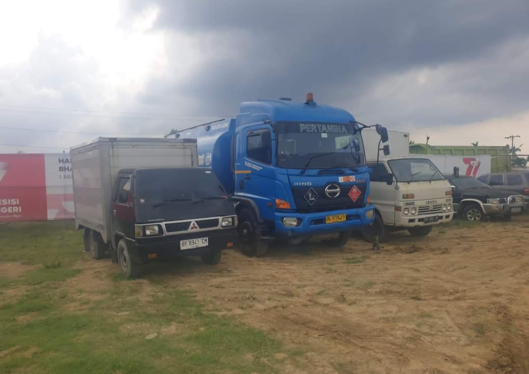 Bareskrim Polri bersama Polda Sumut gerebek Gudang Penampung Solar Ilegal