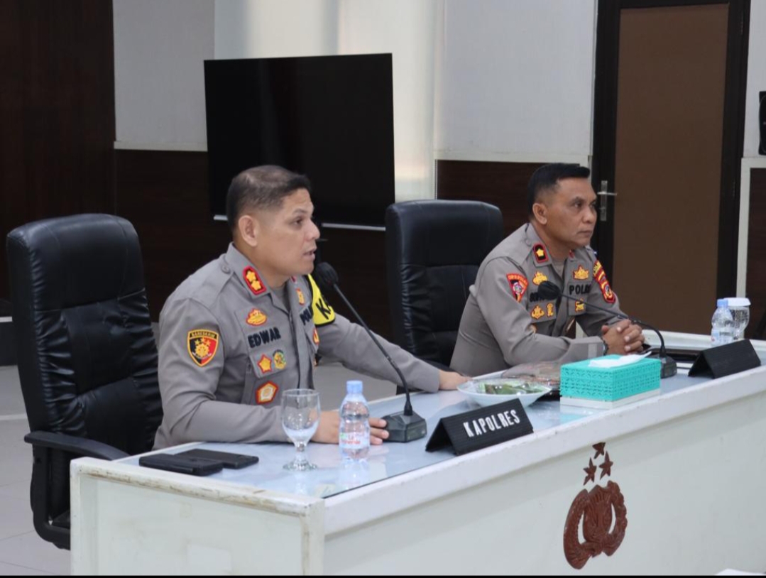 Kapolres Purwakarta Pimpin Anev Perkembangan Situasi Wilayah Hukum Polres Purwakarta