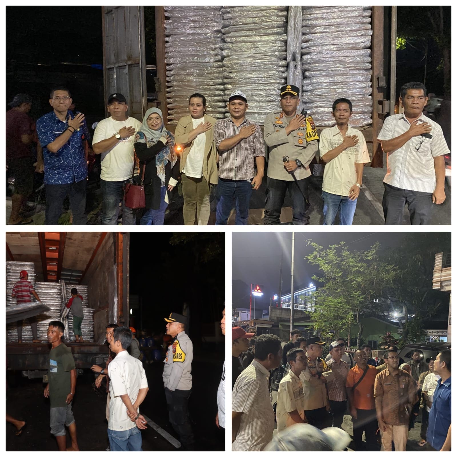 Kapolres Pematangsiantar Tinjau Serah Terima Logistik PEMILU Tahap 1 Ke KPU