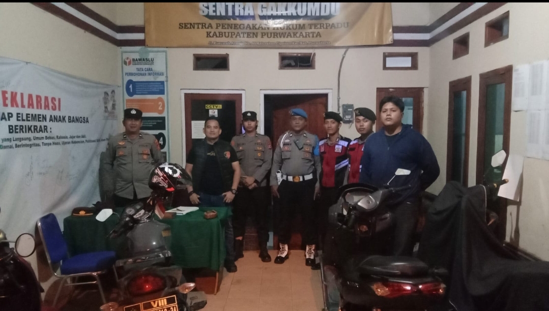 Menjelang Pemilu 2024, Polres Purwakarta Intensifkan Patroli Ke Kantor Bawaslu Dan KPU