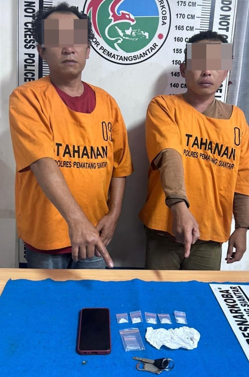 Satres Narkoba Polres Pematang Siantar Kembali Menangkap 2 Pelaku Terkait Narkoba