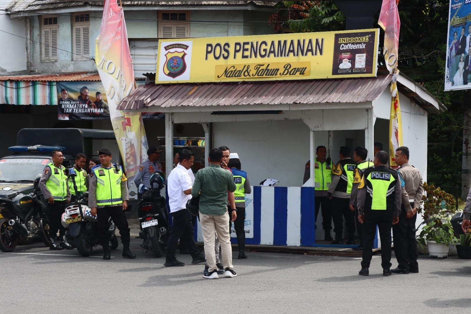Menjelang Natal dan Tahun Baru 2024 di Sumut, PT. STTC Bangun 37 Pospam