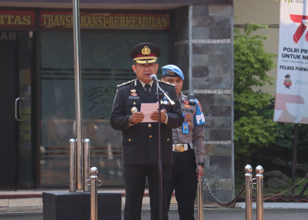Polres Purwakarta Gelar Upacara Peringatan Hari Bela Negara Ke-75