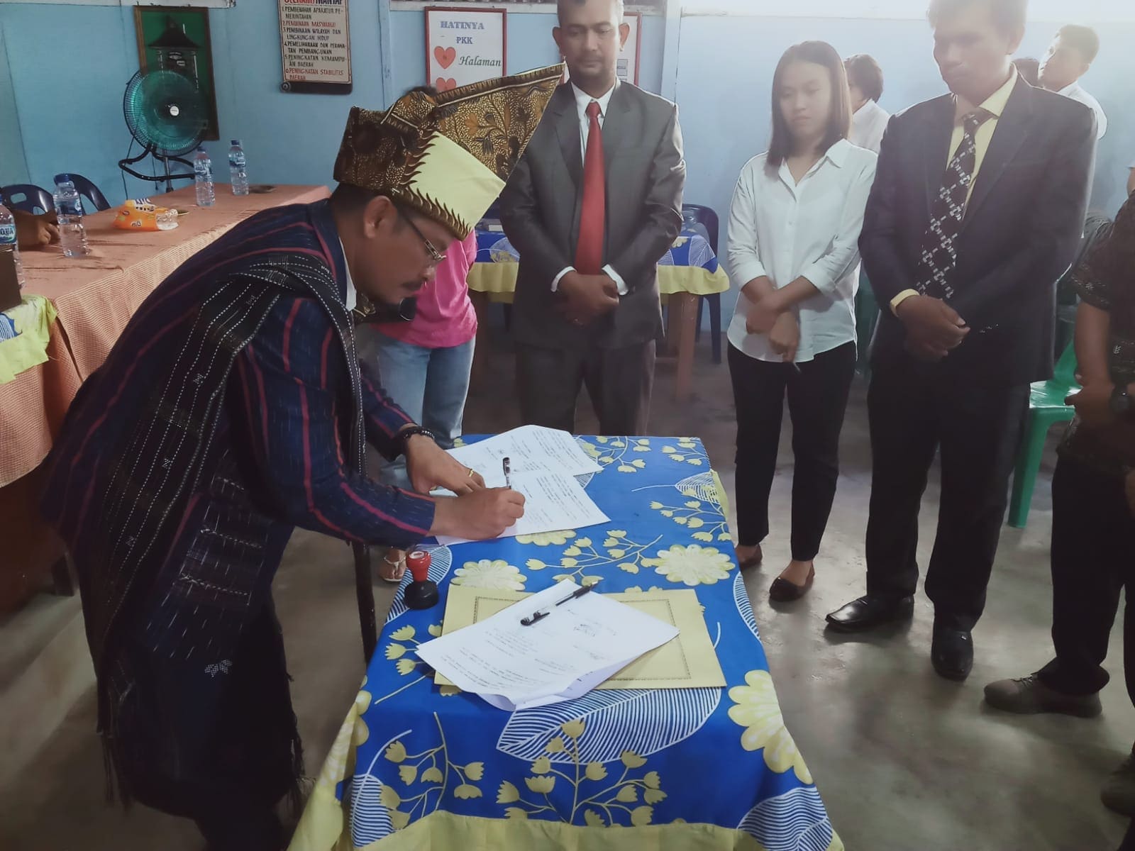Nagori Sitalasari, Ikuti Zoom Meeting Dengan KPU RI Dalam Pelaksanaan Pelantikan (KPPS) Serentak Seluruh Indonesia