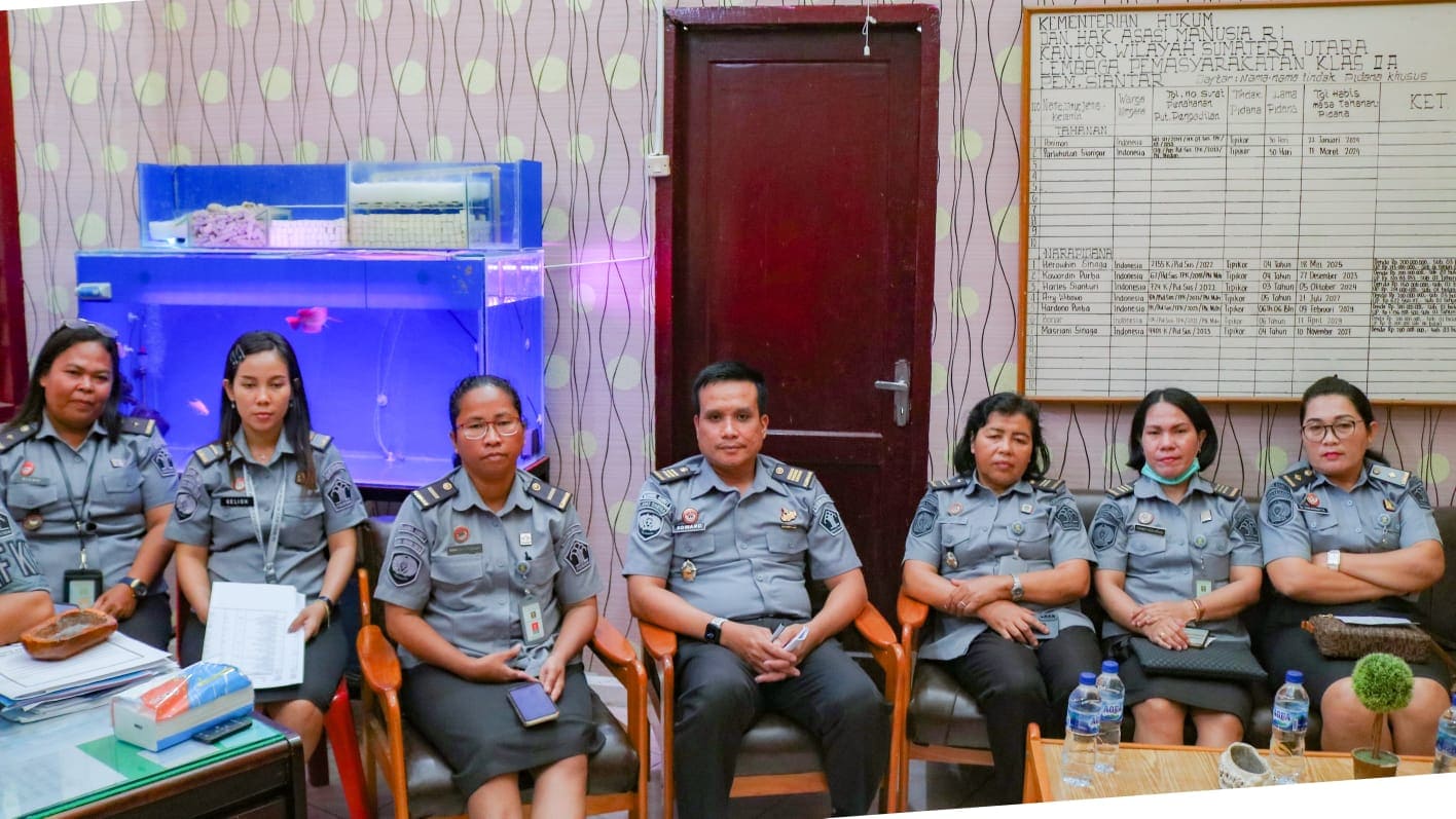 Lapas Kelas IIA Pematangsiantar Ikuti Monitoring Evaluasi Rehabilitasi Pemasyarakatan Oleh Ditjen Pas Kemenkumham RI